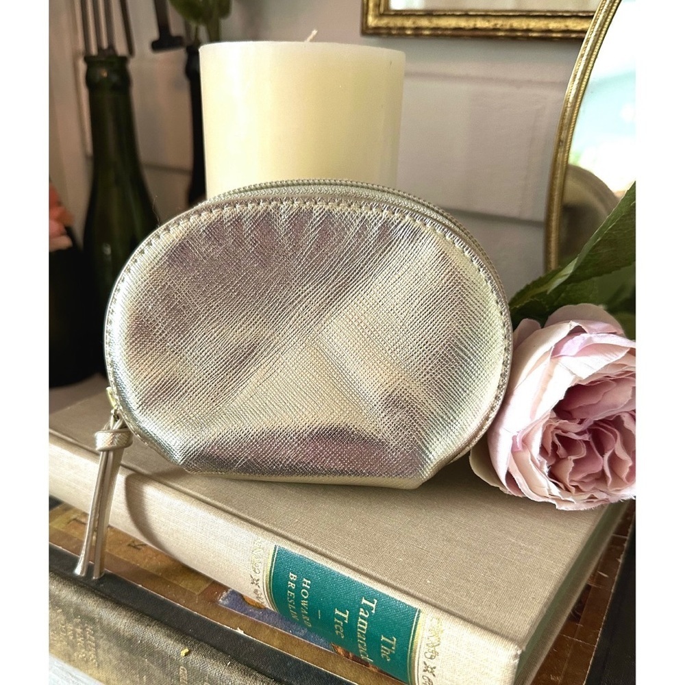 Merona gold metallic coin pouch